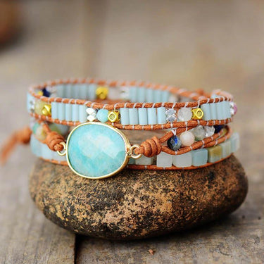 Amazonite Angelical Wrap Bracelet-Your Soul Place